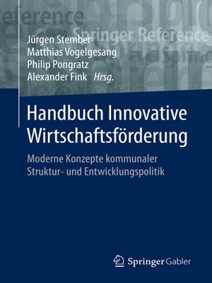 cover image of Handbuch Innovative Wirtschaftsförderung